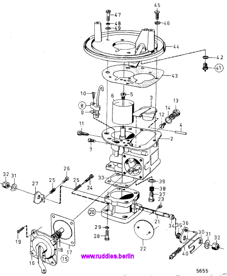Vergaser Reparatur Satz Solex 44 PHH