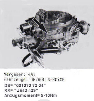 Isolierflansch Vergaser - 1 Zoll Stärke - Phenolharz - 4 BBL - Set 8711