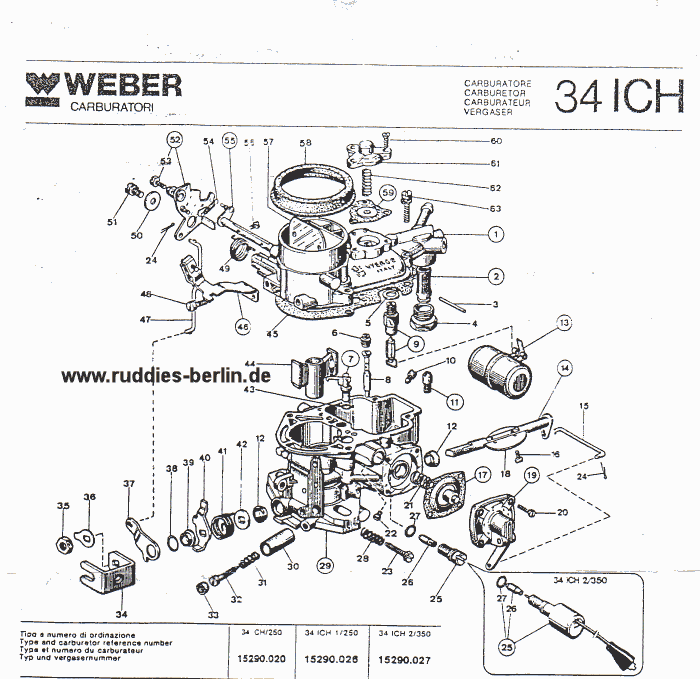 Umrüstvergaser FORD VV - FoMoCo Transit 1.6 - 2.0 OHV land rover schematics 